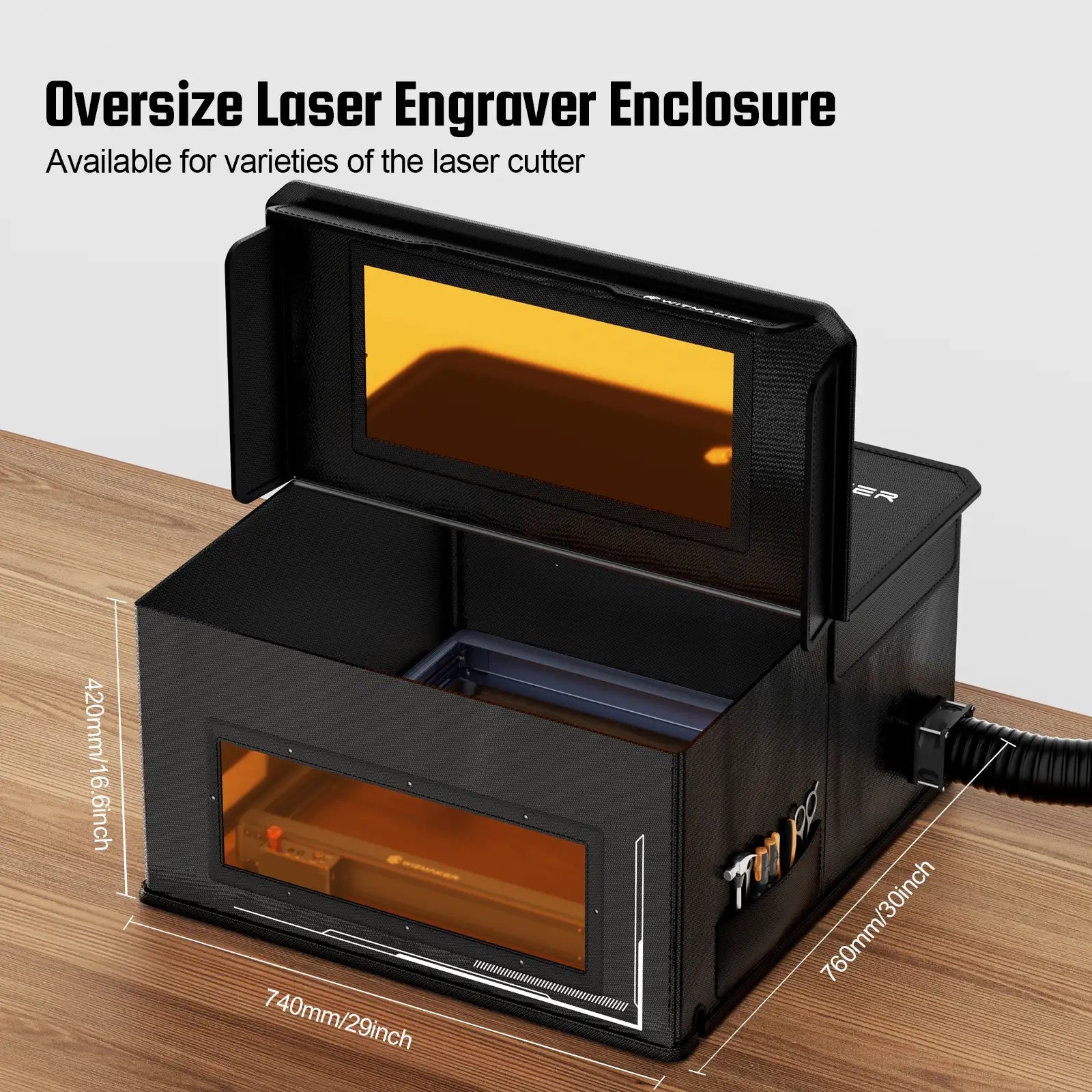 Universal Engraver - Protection Enclosure for Laser engraver 27X27